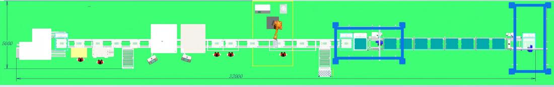4 Semi-automatic Square Battery Assembly Line